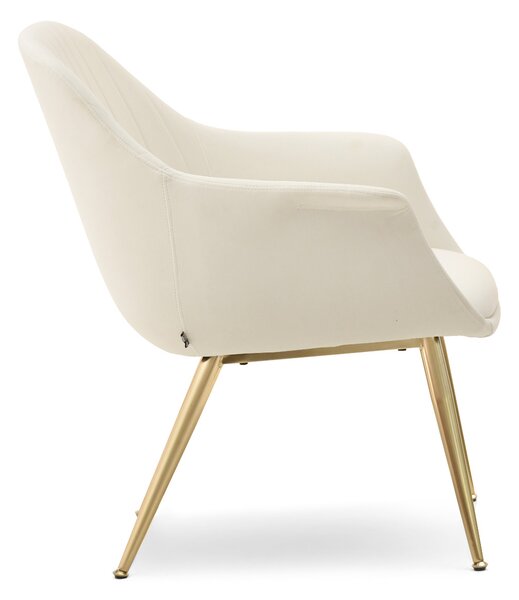 Fotoliu de design Osmogos (crem + negru). Promo -18%. 1136251