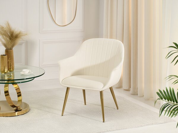 Fotoliu de design Osmogos (crem + negru). Promo -18%. 1136251