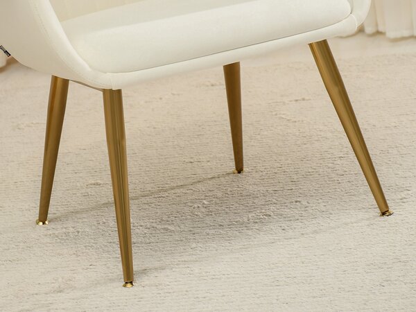 Fotoliu de design Osmogos (crem + negru). Promo -18%. 1136251