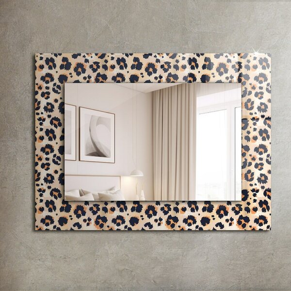 Oglindomat.ro Oglinda cu decor Oglinda cu decor Model leopard lpp-00072598