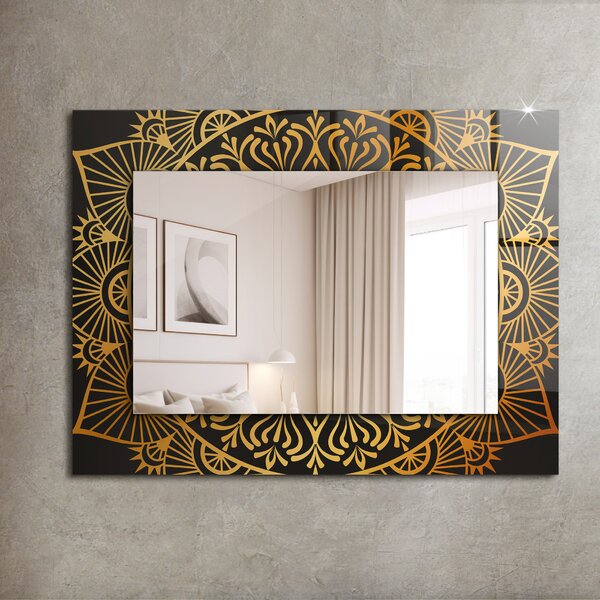 Oglindomat.ro Oglinda cu rama imprimata Oglinda cu rama imprimata Model mandala lpp-00072609