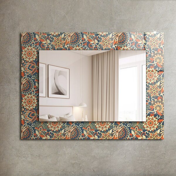 Oglindomat.ro Decor oglinda Decor oglinda Motiv floral pe fundal lpp-00072623