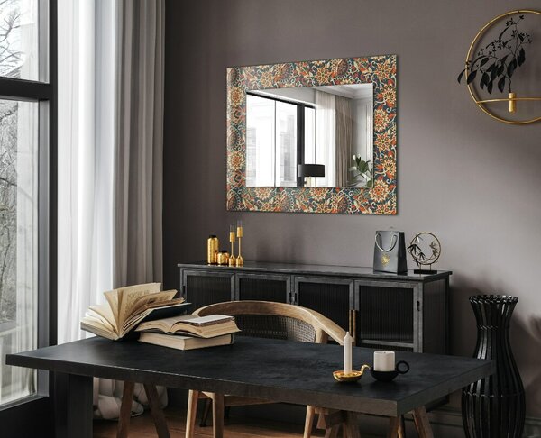 Oglindomat.ro Decor oglinda Decor oglinda Motiv floral pe fundal lpp-00072623
