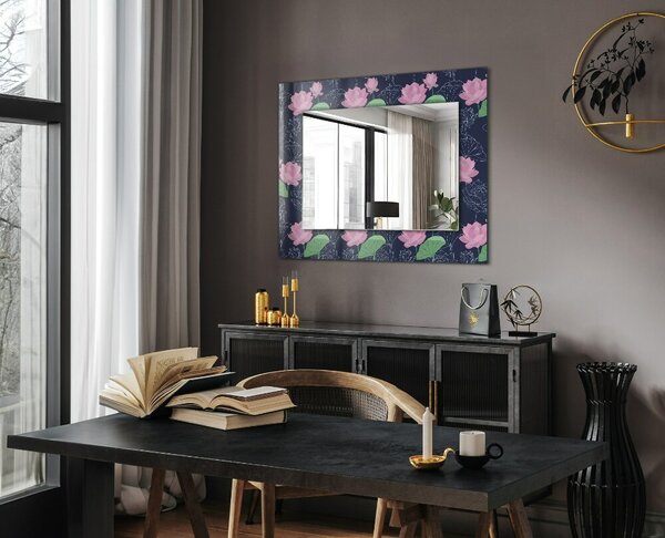 Oglindomat.ro Decoratiuni perete cu oglinda Decoratiuni perete cu oglinda Flori de lotus roz lpp-00277219