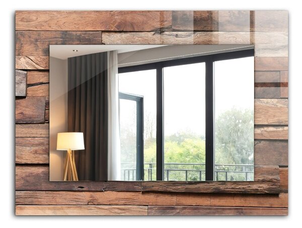 Oglindomat.ro Oglinda decor perete Oglinda decor perete Perete placat cu lemn lpp-00277223