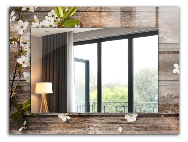 Oglindomat.ro Decor oglinda Decor oglinda Flori pe lemn lpp-00277220