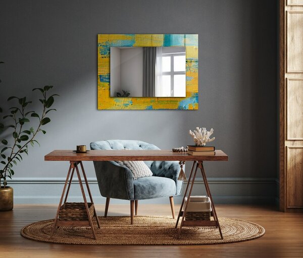 Oglindomat.ro Oglinda decor perete Oglinda decor perete Pictură abstractă în ulei lpp-00277244