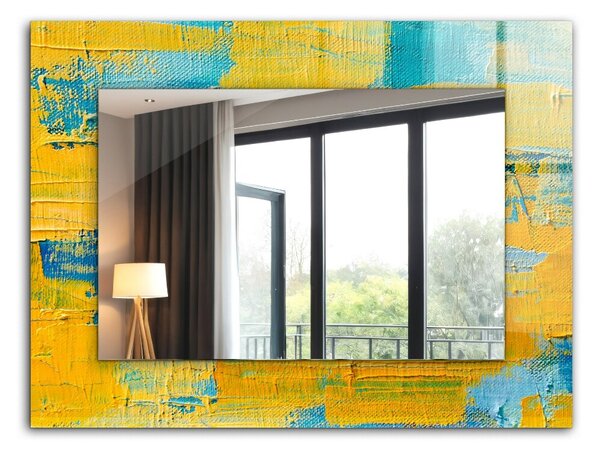 Oglindomat.ro Oglinda decor perete Oglinda decor perete Pictură abstractă în ulei lpp-00277244