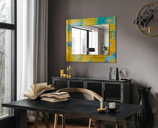 Oglindomat.ro Oglinda decor perete Oglinda decor perete Pictură abstractă în ulei lpp-00277244
