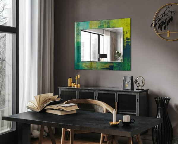Oglindomat.ro Oglinda imprimata Oglinda imprimata Compoziție abstractă colorată lpp-00277246