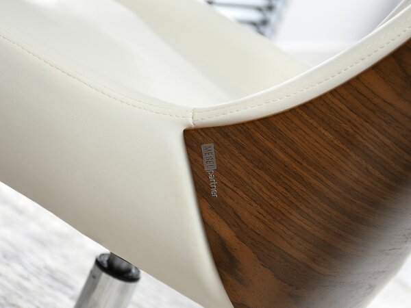 Fotoliu de birou Leoss (crem). Promo -18%. 1136344