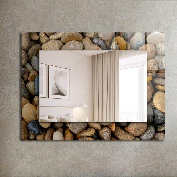 Oglindomat.ro Oglinda decor perete Oglinda decor perete Pietre colorate simple lpp-00277254