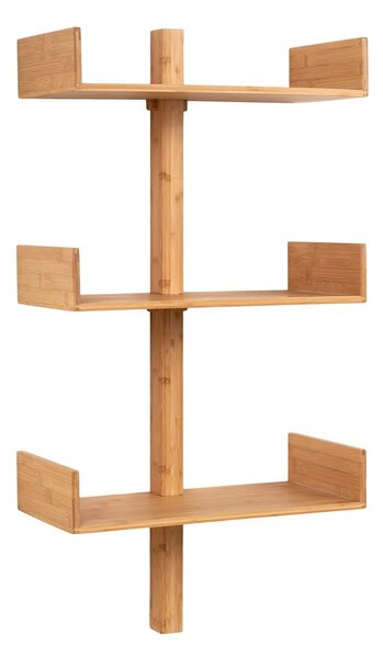 Raft în culoare naturală etajat din bambus 50 cm Villa – House Nordic