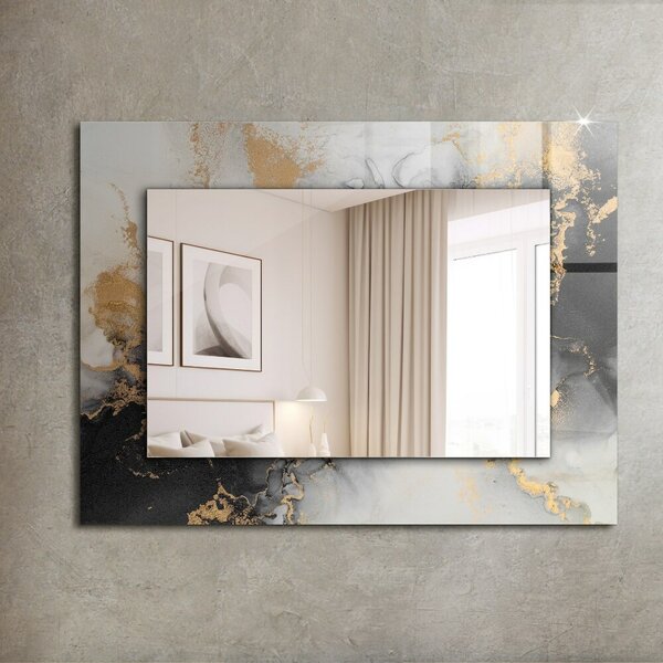 Oglindomat.ro Oglinda cu decor Oglinda cu decor Artă abstractă contemporană lpp-00277262