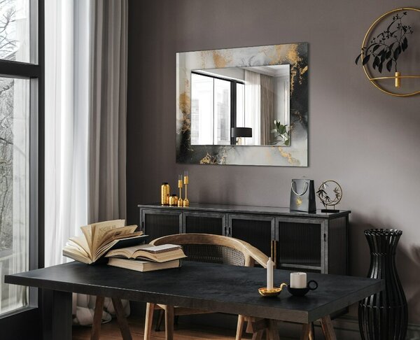 Oglindomat.ro Oglinda cu decor Oglinda cu decor Artă abstractă contemporană lpp-00277262