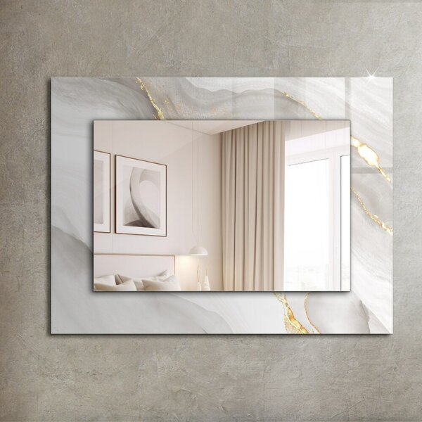 Oglindomat.ro Decor oglinda Decor oglinda Marmură gri lpp-00277266