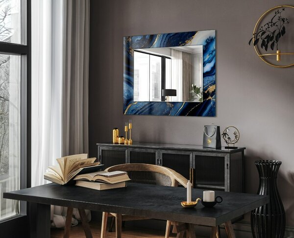 Oglindomat.ro Oglinda cu decor Oglinda cu decor Artă abstractă din marmură lpp-00277273