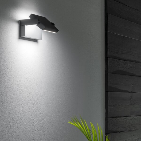 Aplică LED de exterior Ideal Lux SWIPE LED/20,5W/230V antracit