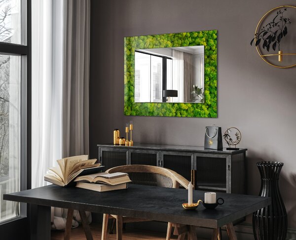 Oglindomat.ro Oglinda decor perete Oglinda decor perete Piatră albă netedă lpp-00277327