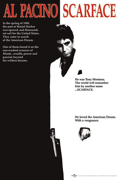 Poster Scarface - movie