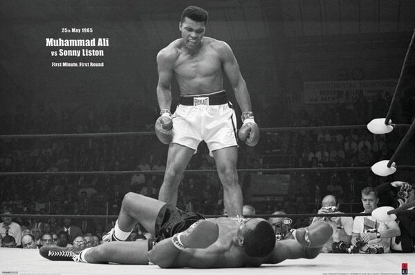 Poster Muhammad Ali vs. Sonny Liston, (91.5 x 61 cm)