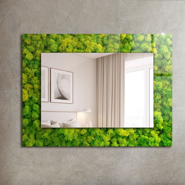 Oglindomat.ro Oglinda decor perete Oglinda decor perete Piatră albă netedă lpp-00277327