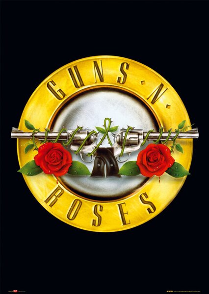 Poster Guns'n'Roses - logo, (61 x 91.5 cm)