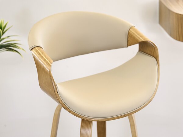 Scaun bar Bendover (bej). Promo -22%. 1136372
