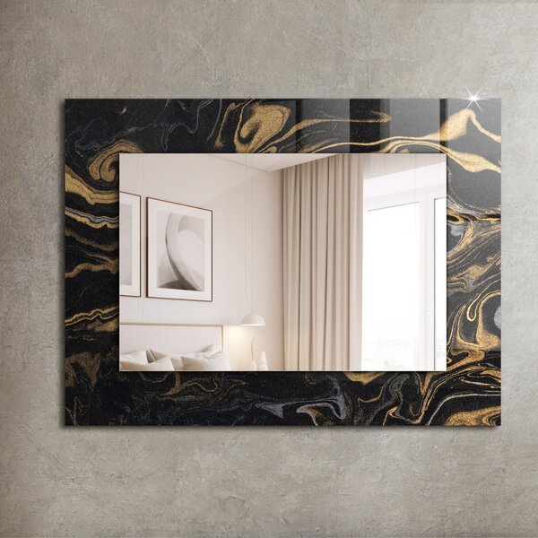 Oglindomat.ro Oglinda decor perete Oglinda decor perete Podele din lemn lpp-00277335
