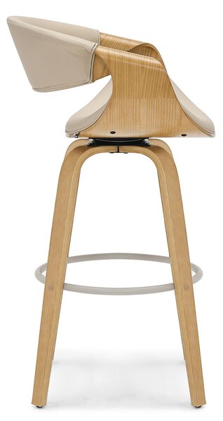 Scaun bar Bendover (bej). Promo -22%. 1136372
