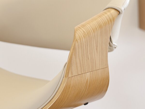 Scaun bar Bendover (bej). Promo -22%. 1136372