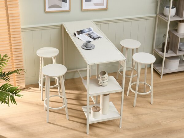 Scaun bar Boredom (crem). Promo -24%. 1136376