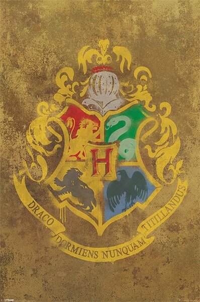 Poster HARRY POTTER - hogwarts crest, (61 x 91.5 cm)