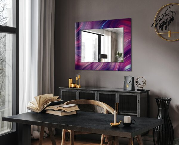 Oglindomat.ro Oglinda imprimata Oglinda imprimata Motiv colorat de palmier lpp-00277337
