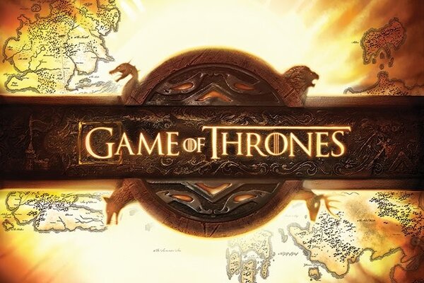 Poster Game of Thrones - Logo, (91.5 x 61 cm)
