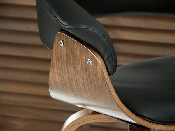 Scaun bar Elynah 75 (negru). Promo -21%. 1136384