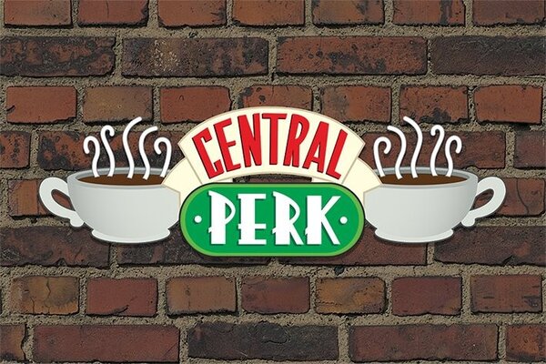 Poster Friends TV - Central Perk Brick, (91.5 x 61 cm)