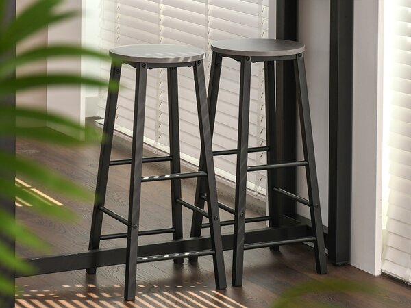 Scaun bar Fukando (negru). Promo -22%. 1136385