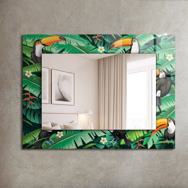 Oglindomat.ro Decoratiuni perete cu oglinda Decoratiuni perete cu oglinda Motiv geometric turcoaz lpp-00277354