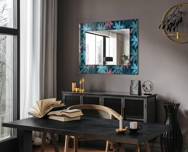 Oglindomat.ro Oglinda perete decorativa Oglinda perete decorativa Tablă de lemn texturată lpp-00277358
