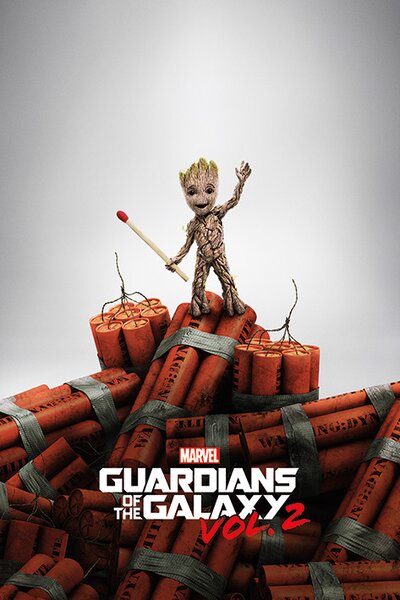 Poster Guardians Of The Galaxy Vol. 2 - Groot Dynamite, (61 x 91.5 cm)