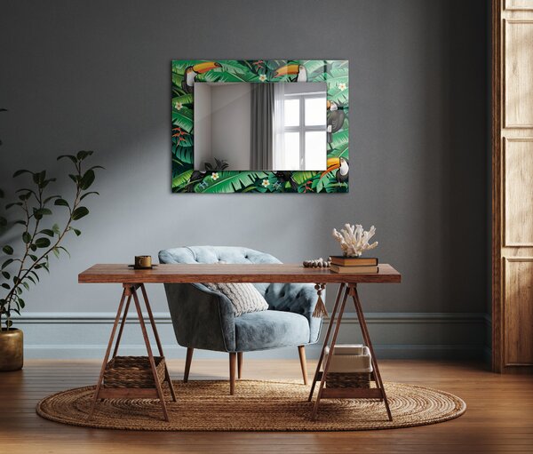Oglindomat.ro Decoratiuni perete cu oglinda Decoratiuni perete cu oglinda Motiv geometric turcoaz lpp-00277354