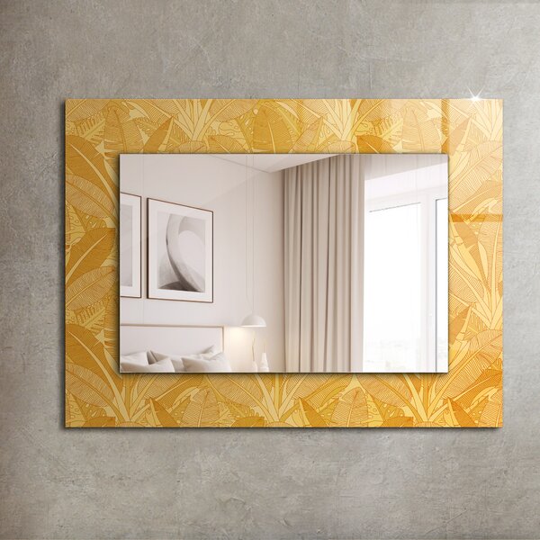 Oglindomat.ro Decor oglinda Decor oglinda Linii de frunze lpp-00277355