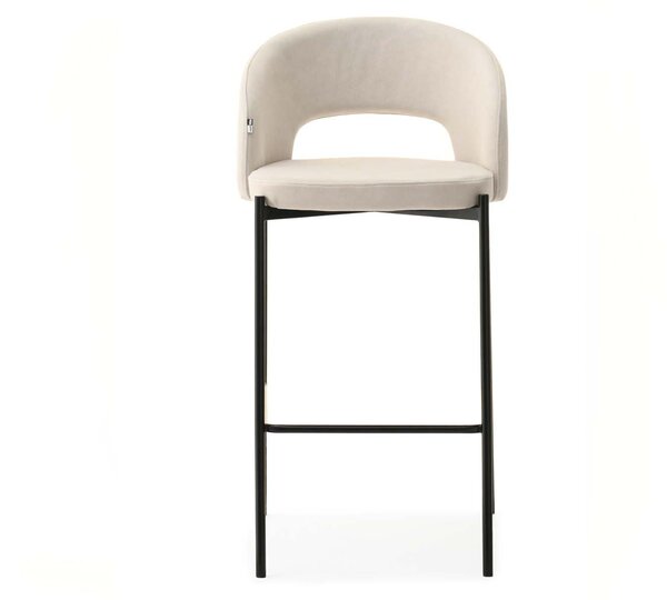 Scaun bar Guinden (crem + negru). Promo -22%. 1136388