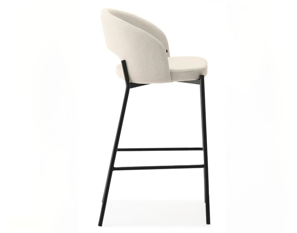 Scaun bar Guinden (crem + negru). Promo -22%. 1136388