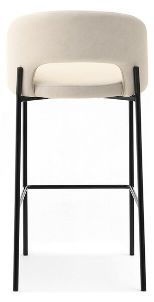 Scaun bar Guinden (crem + negru). Promo -22%. 1136388