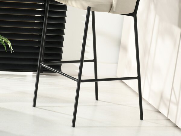 Scaun bar Guinden (crem + negru). Promo -22%. 1136388