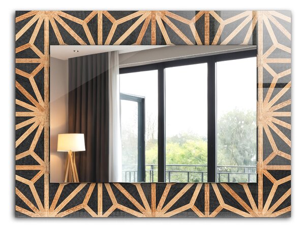 Oglindomat.ro Decoratiuni perete cu oglinda Decoratiuni perete cu oglinda Model geometric în os lpp-00277370