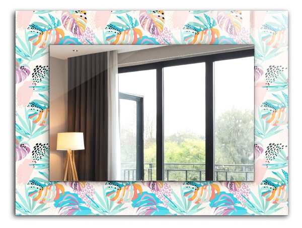 Oglindomat.ro Oglinda perete decorativa Oglinda perete decorativa Valuri abstracte colorate lpp-00277366