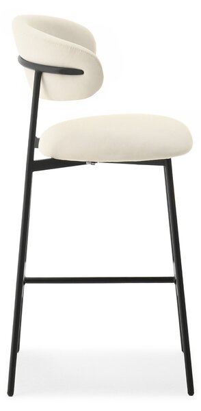 Scaun bar Inezenente (crem + negru). Promo -22%. 1136391